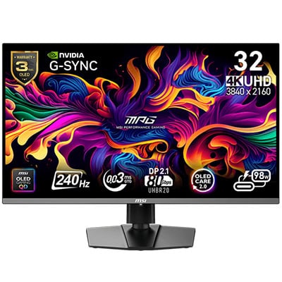 MSI MPG 322URX QD-OLED Gaming Monitör H1