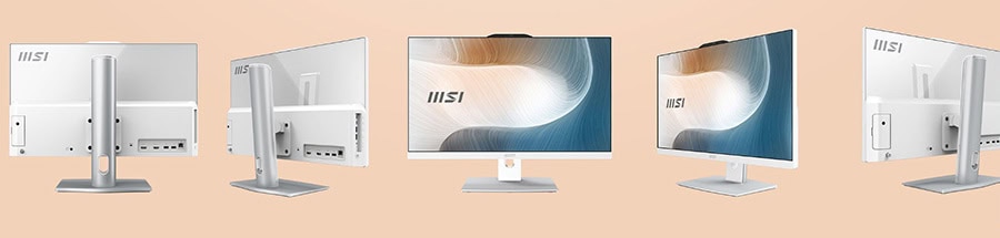 MSI MODERN AM242TP 12M-1678XTR Dokunmatik Beyaz All In One Bilgisayar H3