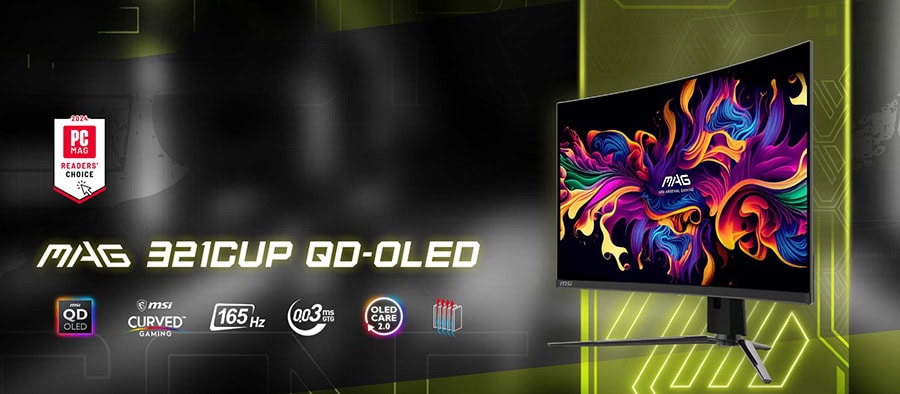 MSI MAG 321CUP QD-OLED Gaming Monitör H2