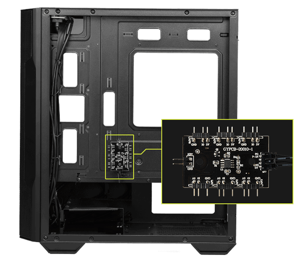MSI MAG FORGE M100R WHITE ARGB Gaming Kasa H5