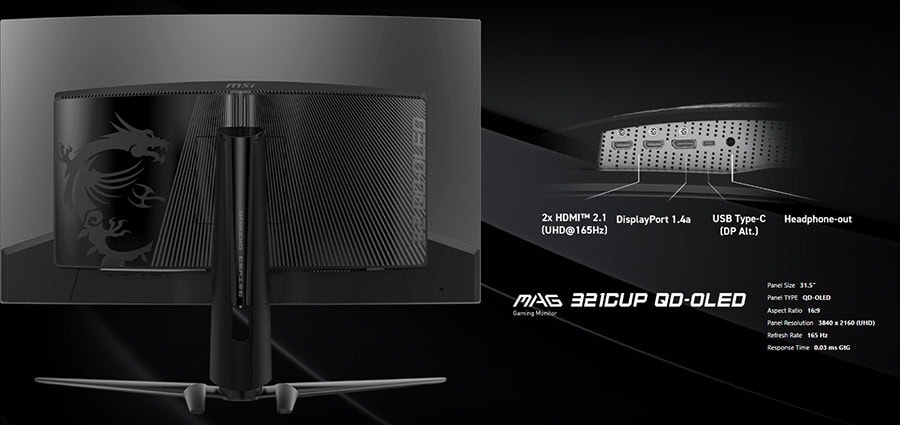 MSI MAG 321CUP QD-OLED Gaming Monitör H29