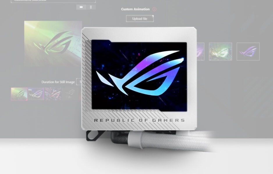 ROG RYUJIN III WB White Edition ASUS ROG Ryujin III WB White Edition İşlemci Soğutucu Blok H6