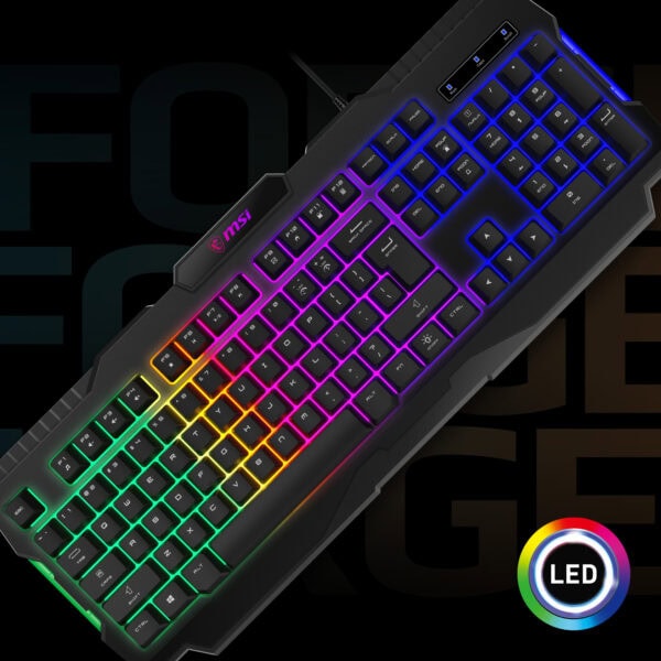 MSI FORGE GK100 TR Gaming Klavye h6