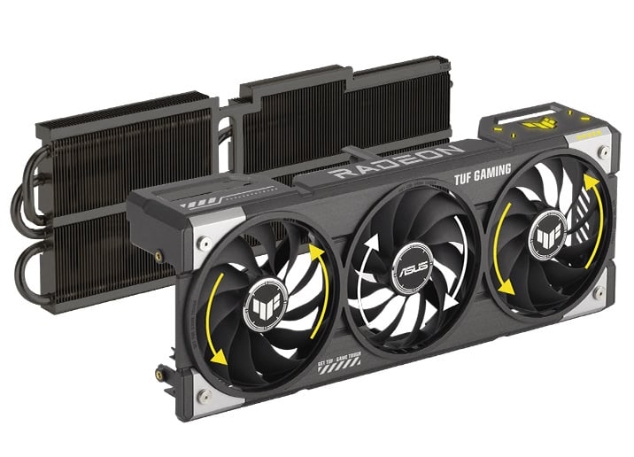 ASUS TUF Gaming Radeon™ RX 9060 XT OC Edition 16GB GDDR6 ASUS TUF Gaming Radeon RX 9060 XT Ekran Kartı H7
