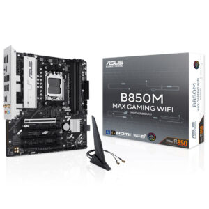Asus B850m Max Gaming Wifi 8000mhz (oc) Ddr5 Soket Am5 M.2 Hdmi Dp Matx Anakart 1