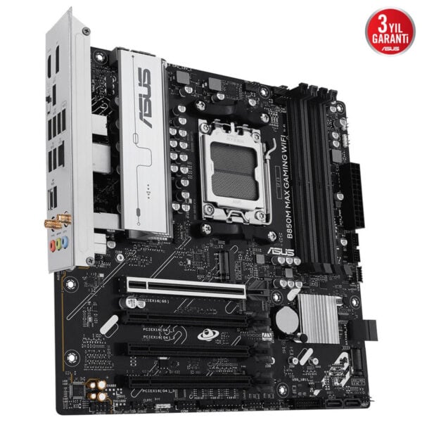 Asus B850m Max Gaming Wifi 8000mhz (oc) Ddr5 Soket Am5 M.2 Hdmi Dp Matx Anakart 6