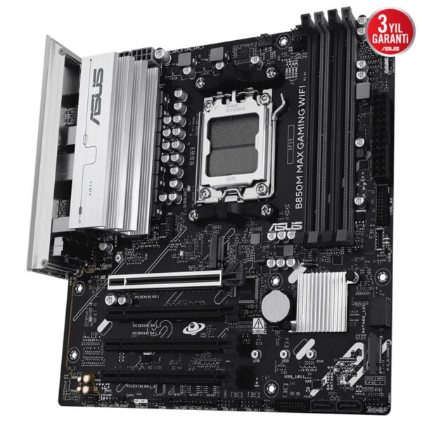 Asus B850m Max Gaming Wifi 8000mhz (oc) Ddr5 Soket Am5 M.2 Hdmi Dp Matx Anakart 7