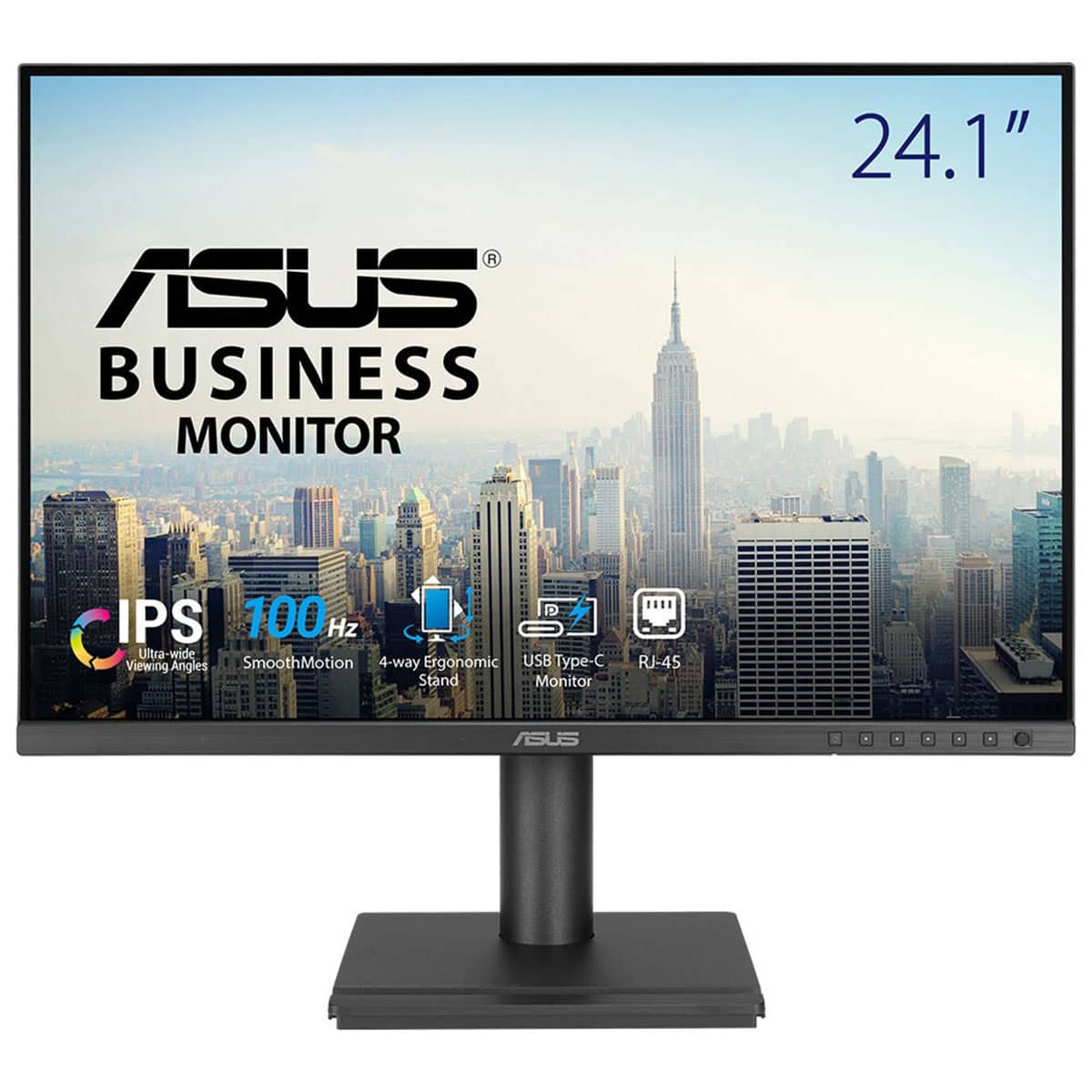Asus Be248cfn 24.1 Inç 100hz 5ms Wuxga Adaptive Sync Ips Pivot Monitör 1