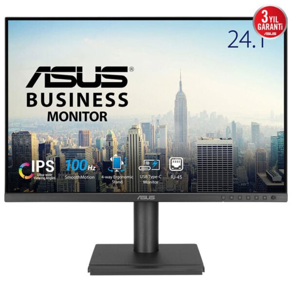 Asus Be248cfn 24.1 Inç 100hz 5ms Wuxga Adaptive Sync Ips Pivot Monitör 2