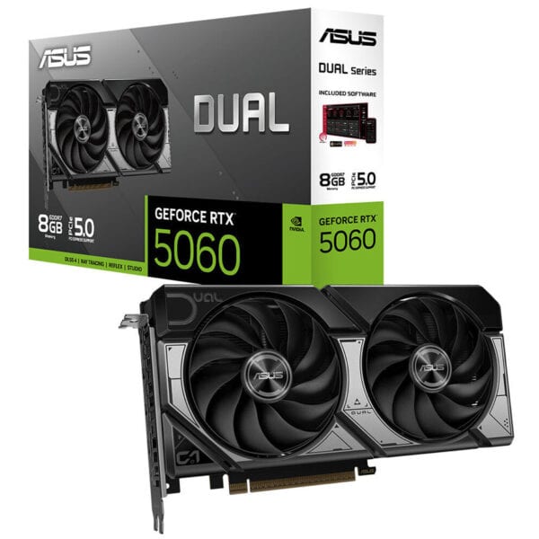 ASUS Dual GeForce RTX™ 5060 8GB GDDR7 ASUS DUAL GeForce RTX 5060 8GB Ekran Kartı h6