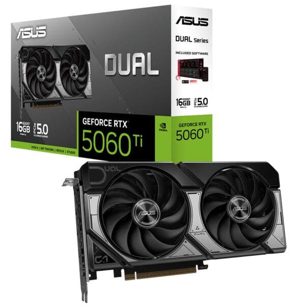 ASUS Dual GeForce RTX™ 5060 Ti 16GB GDDR7 ASUS Dual GeForce RTX 5060 Ti 16GB Ekran Kartı H5