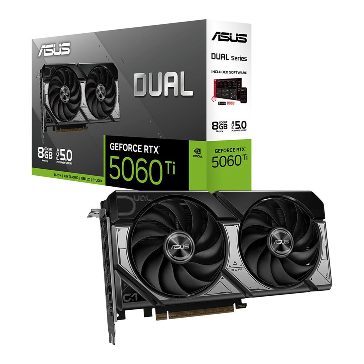 Asus Dual Geforce Rtx 5060 Ti 8gb Gddr7 128 Bit Dlss 4 Ekran Karti 1