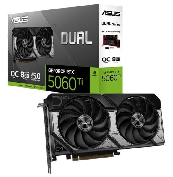 ASUS Dual GeForce RTX™ 5060 Ti 8GB GDDR7 OC Edition ASUS DUAL GeForce RTX 5060 Ti OC 8GB GDDR7 128 Bit DLSS 4 Ekran Kartı h6