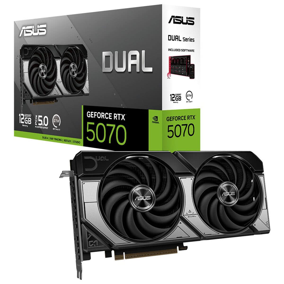Asus Dual Geforce Rtx 5070 12gb Gddr7 192 Bit Dlss 4 Ekran Kartı 1