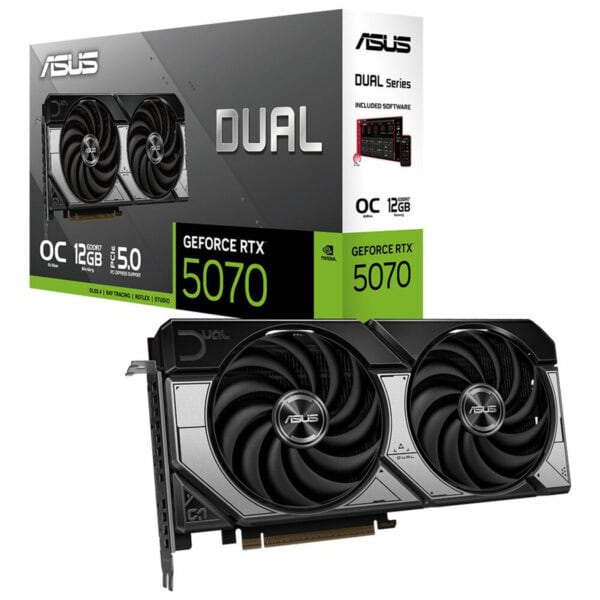 Asus Dual Geforce Rtx 5070 Oc 12gb Gddr7 192 Bit Dlss 4 Ekran Kartı 1