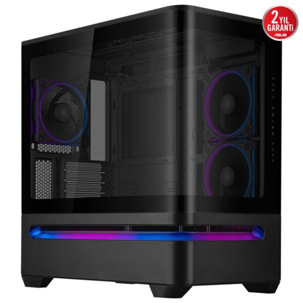 Asus Prime Ap202 Argb Kavisli Temperli Cam Usb 3.2 Mid Tower Matx Gaming Kasa 3