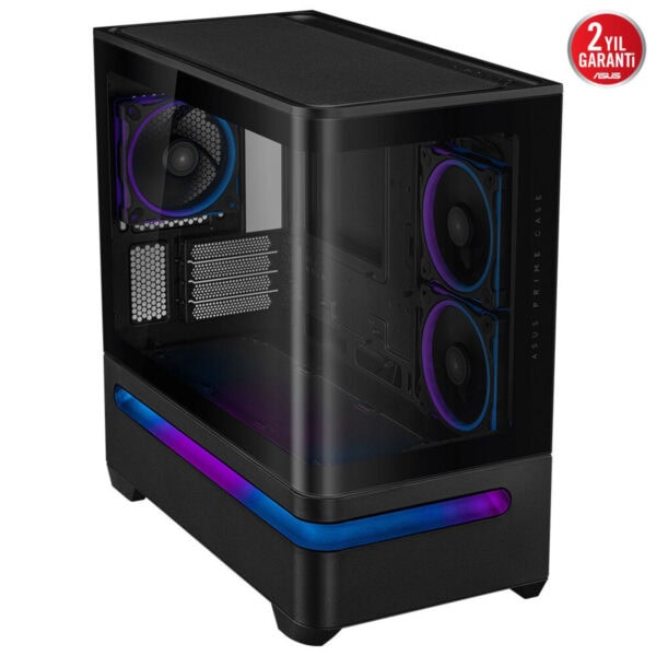 Asus Prime Ap202 Argb Kavisli Temperli Cam Usb 3.2 Mid Tower Matx Gaming Kasa 4