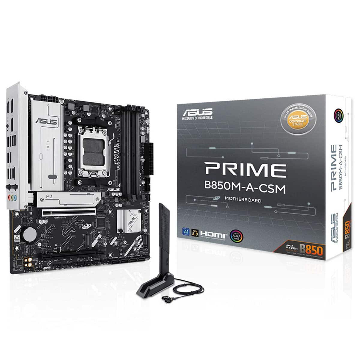 Asus Prime B850m A Csm 8000mhz (oc) Ddr5 Soket Am5 M.2 Hdmi Dp Matx Anakart 1