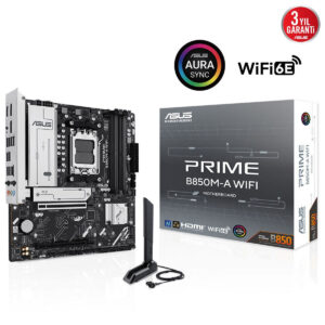 Asus Prime B850m A Wifi 8000mhz (oc) Ddr5 Soket Am5 M.2 Hdmi Dp Matx Anakart 2