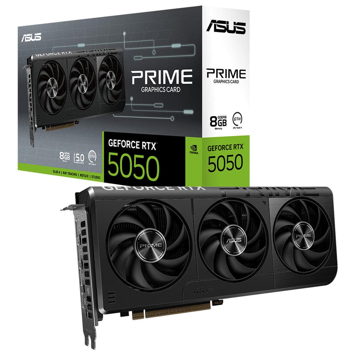 Asus Prime Geforce Rtx 5050 8gb Gddr6 128 Bit Dlss 4 Ekran Karti 1