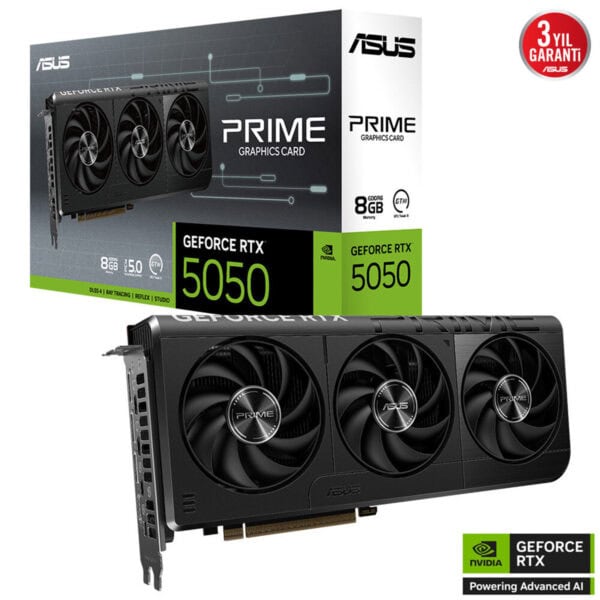 Asus Prime Geforce Rtx 5050 8gb Gddr6 128 Bit Dlss 4 Ekran Karti 2