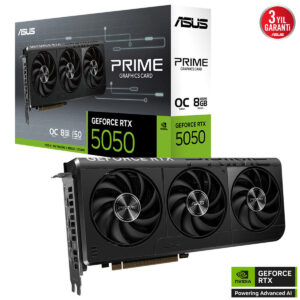 Asus Prime Geforce Rtx 5050 Oc 8gb Gddr6 128 Bit Dlss 4 Ekran Karti 2