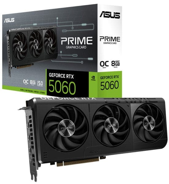 ASUS PRIME GeForce RTX™ 5060 8GB GDDR7 OC EDITION ASUS PRIME GeForce RTX 5060 OC 8GB Ekran Kartı h6