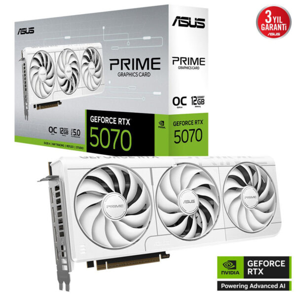 Asus Prime Geforce Rtx 5070 Oc 12gb Gddr7 192 Bit Dlss 4 Ekran Kartı 2