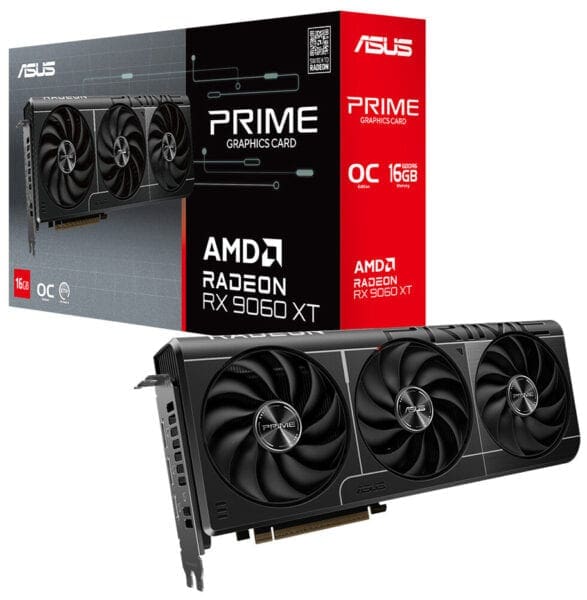 ASUS Prime Radeon™ RX 9060 XT 16GB GDDR6 OC Edition ASUS Prime Radeon RX 9060 XT OC Ekran Kartı H1