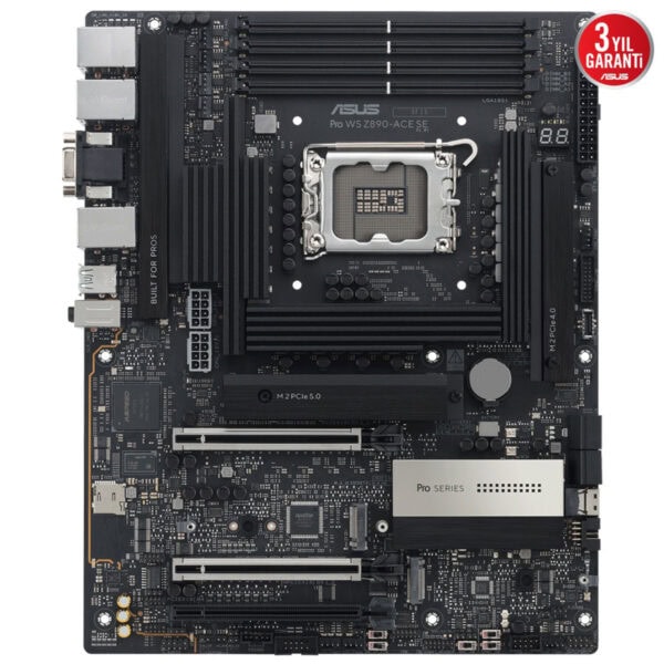 Asus Pro Ws Z890 Ace Se 9066mhz (oc) Ddr5 Lga1851 M.2 Hdmi Atx Anakart 3