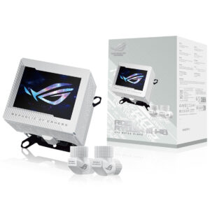 Asus Rog Ryujin Iii Wb White Edition Lcd Intel Amd Uyumlu İşlemci Soğutucu Blok 1