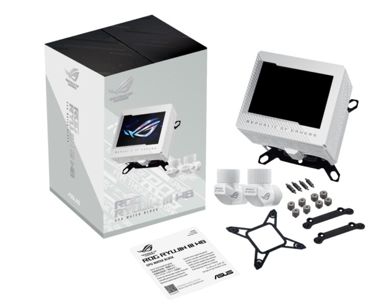 ROG RYUJIN III WB White Edition ASUS ROG Ryujin III WB White Edition İşlemci Soğutucu Blok H1