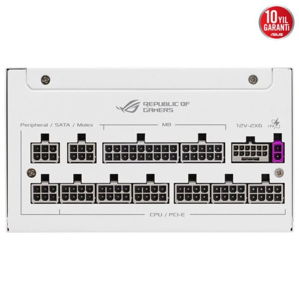 Asus Rog Strix 1000p White Edition 1000w 80+ Platinum Pcie 5.1 Full Modüler Atx 3.1 Güç Kaynağı 15