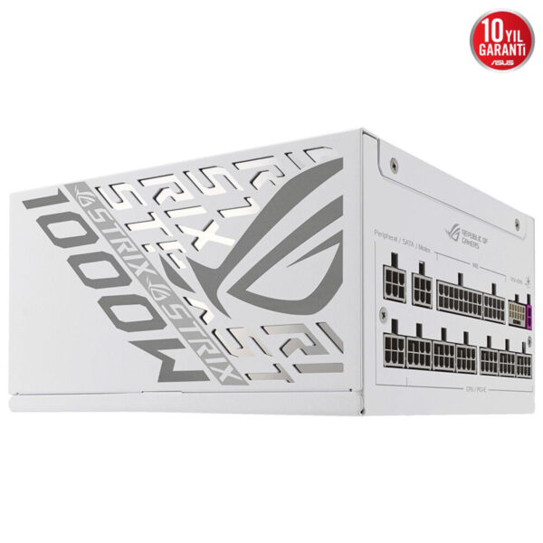 Asus Rog Strix 1000p White Edition 1000w 80+ Platinum Pcie 5.1 Full Modüler Atx 3.1 Güç Kaynağı 5