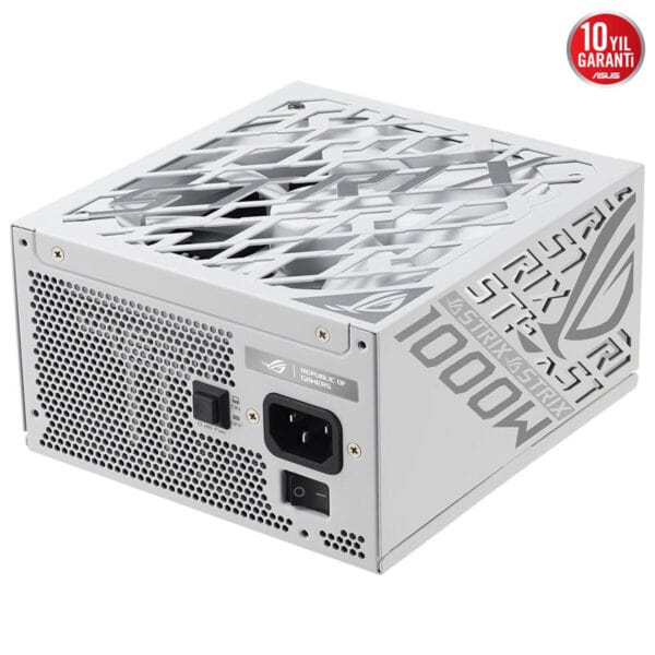 Asus Rog Strix 1000p White Edition 1000w 80+ Platinum Pcie 5.1 Full Modüler Atx 3.1 Güç Kaynağı 6