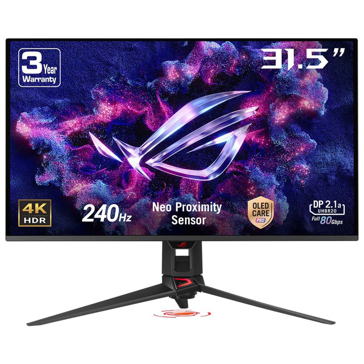 Yüksek çözünürlüklü gaming monitörü, 31.5 inç 4K HDR ekran, 240Hz tazeleme hızı, OLED CARE PRO teknolojisi ve Neo Proximity Sensör ile oyun deneyimini modernize ediyor.