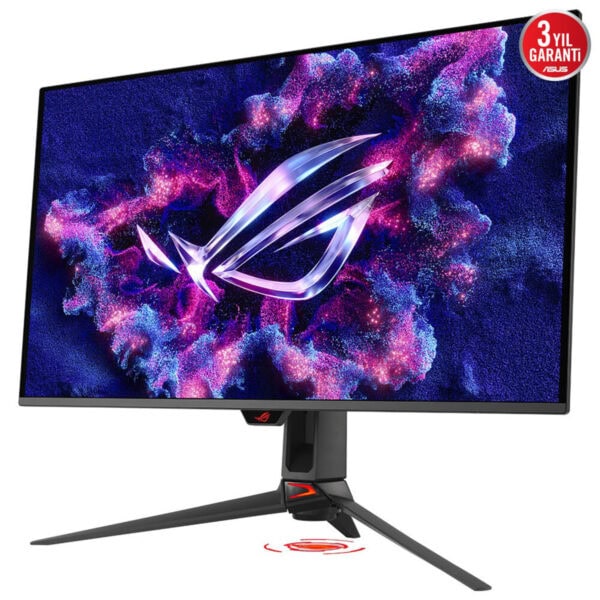 Gelişmiş gaming monitörü, yüksek çözünürlük ve hız ile oyun performansını artırır, ASUS ROG tasarımı, geniş ekran ve yüksek yenileme hızıyla profesyonel oyuncular için ideal.