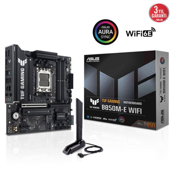 Asus Tuf Gaming B850m E Wifi 8000mhz Oc Ddr5 Soket Am5 M 2 Hdmi Dp Matx Anakart 2