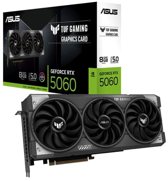 ASUS TUF Gaming GeForce RTX™ 5060 8GB GDDR7 ASUS TUF Gaming GeForce RTX 5060 Ekran Kartı H5