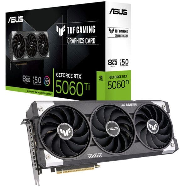 ASUS TUF Gaming GeForce RTX™ 5060 Ti 8GB GDDR7 ASUS TUF Gaming GeForce RTX 5060 Ti Ekran Kartı H5