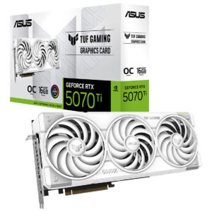 Asus Tuf Gaming Geforce Rtx 5070 Ti Oc 16gb Gddr7 256 Bit Beyaz Dlss 4 Ekran Karti 1