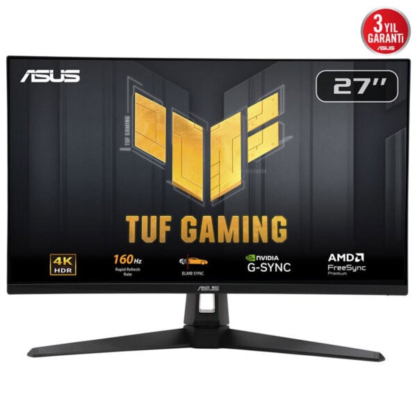 Asus Tuf Gaming Vg27uq1a 27 Inç 160hz 1ms 4k Uhd Adaptive Sync Fast Ips Gaming Monitör 2