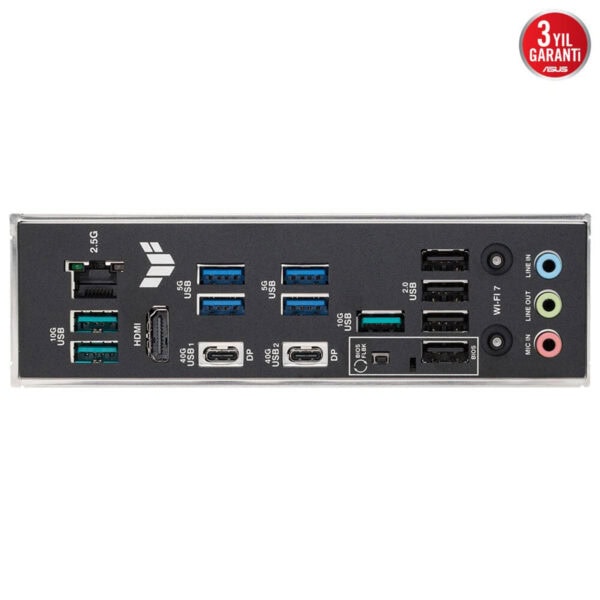 Asus Tuf Gaming X870e Plus Wifi7 8000mhz (oc) Ddr5 Soket Am5 M.2 Hdmi Atx Anakart 11