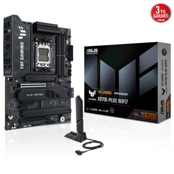 Asus Tuf Gaming X870e Plus Wifi7 8000mhz (oc) Ddr5 Soket Am5 M.2 Hdmi Atx Anakart 2