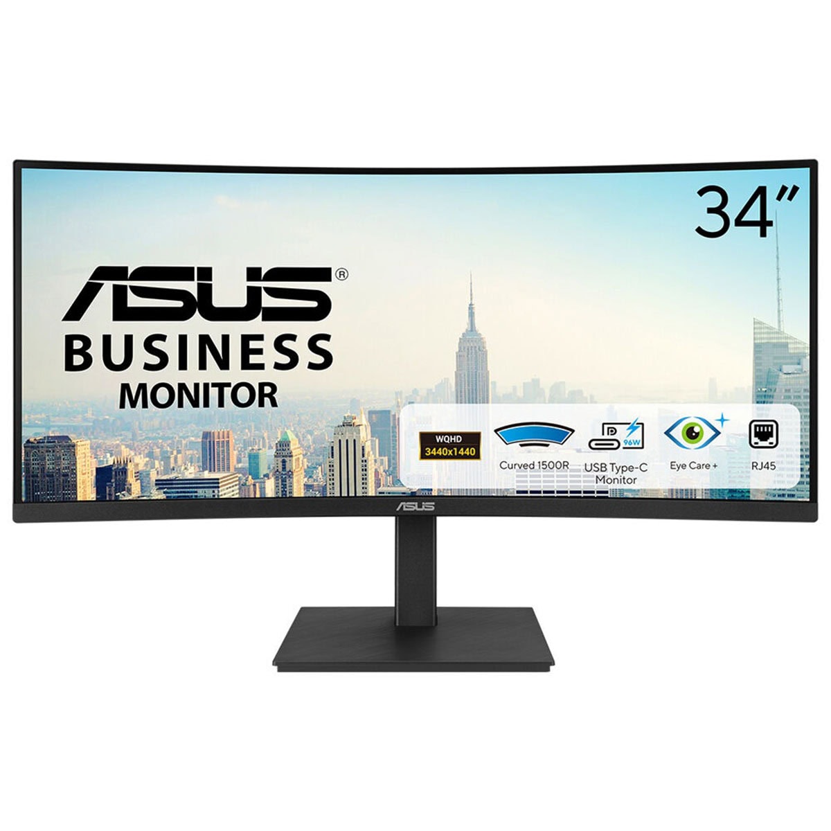 Asus Va34vcpsr 34 Inç 100hz 4ms Uwqhd Adaptive Sync Va Kavisli Pivot Monitör 1