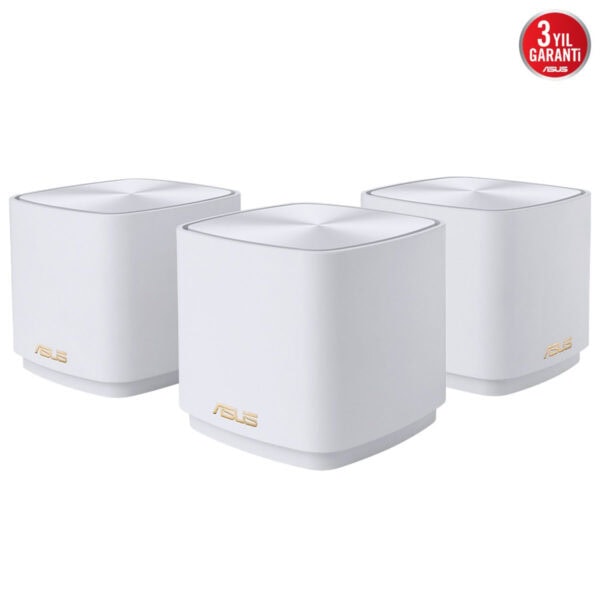 Asus Zenwifi Xd4 Plus Ax1800 Dual Band Wifi 6 Aimesh Kablosuz Mesh Sistemi (beyaz Üçlü Paket) 2