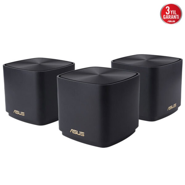 Asus Zenwifi Xd4 Plus Ax1800 Dual Band Wifi 6 Aimesh Kablosuz Mesh Sistemi (siyah Üçlü Paket) 2