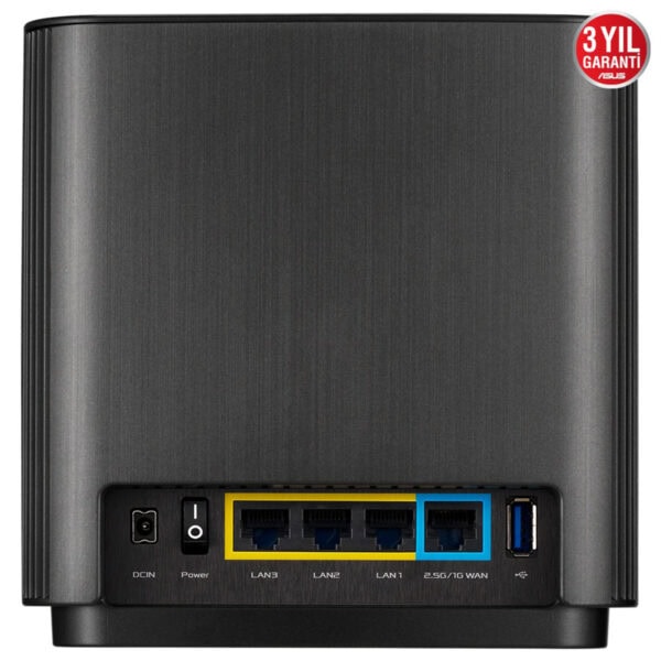 Asus Zenwifi Xt8 Ax6600 Dual Band Wifi 6 Aimesh Kablosuz Mesh Sistemi (siyah Tekli Paket) 5