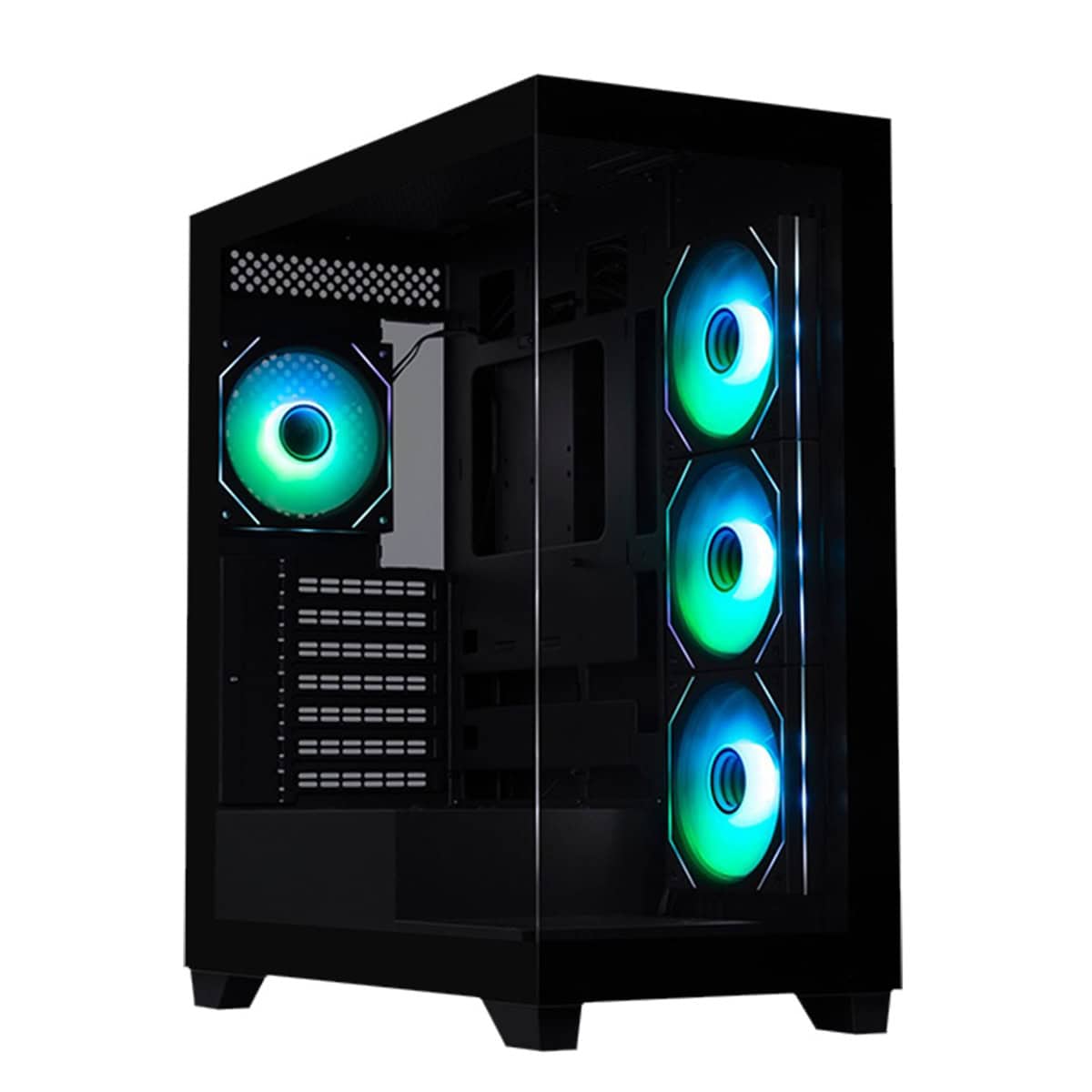 Bitfenix Cube Premium Frgb Temperli Cam Usb 3 0 Mid Tower Atx 600w 80 White Gaming Kasa 1