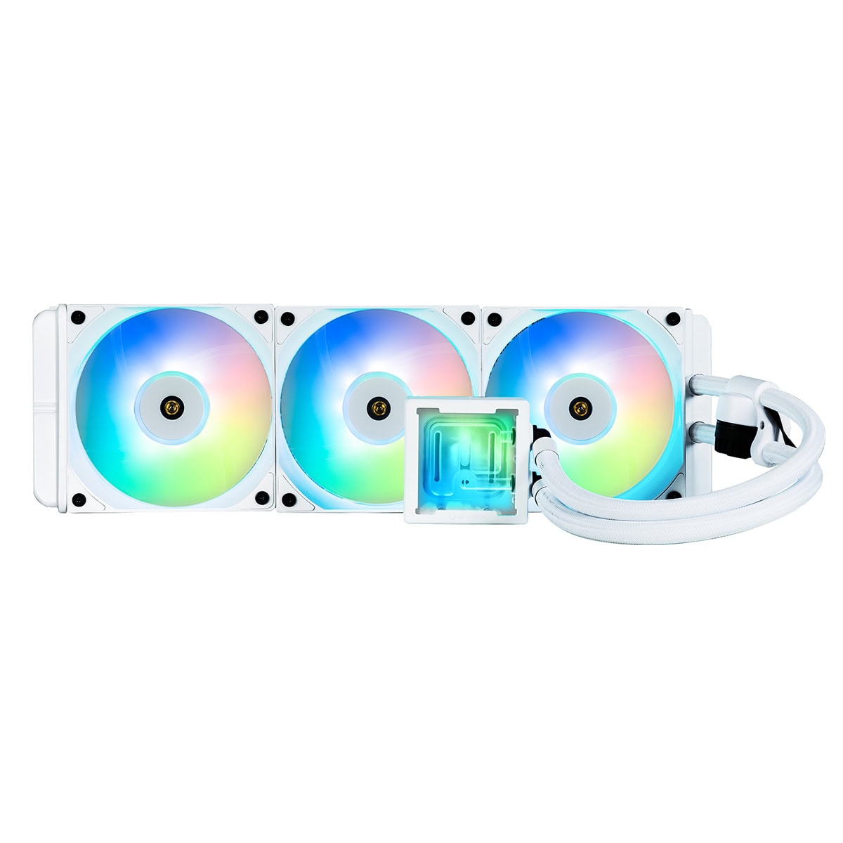 Bitfenix Cube V2 Beyaz Argb 360mm Intel Amd Uyumlu Islemci Sivi Sogutucu 1